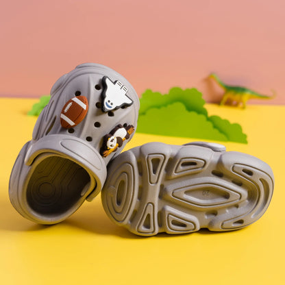 New Solid Color Summer Breathable Garden Shoes Baby Sandals Cute Decoration Boys Girls Lightweight Anti-slip Casual Shoes