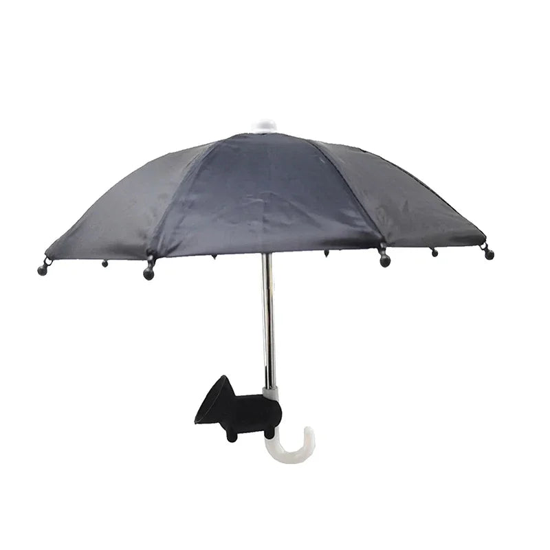 Small and Mini Umbrella Multi-color Mobile Phone Sunshade Umbrella with Suction Cup Phone Stands Outdoor Cover Sun Shield Mount