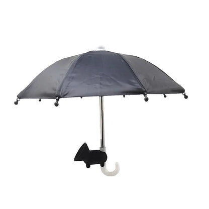 Small and Mini Umbrella Multi-color Mobile Phone Sunshade Umbrella with Suction Cup Phone Stands Outdoor Cover Sun Shield Mount