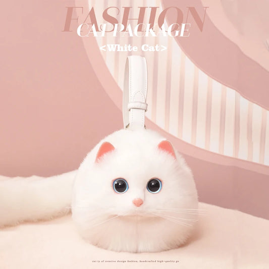 Design Patent Women Shoulder Female Cat Bag Shoppers Simple Fashion Zipper Handbags Shoulder Large Capacity Tote  Clutch Bags