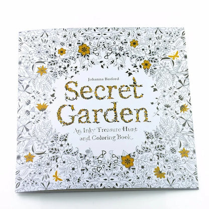 24 Pages Coloring Book for Children Adult Relieve Stress Kill Time DIY Painting Drawing Book Painting Kids Educational Toys