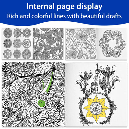 "Zen Mandalas Colouring Book: Intricate Paisley & Mandala Designs, Adult Relaxation Coloring Book for Mindfulness and Creativity