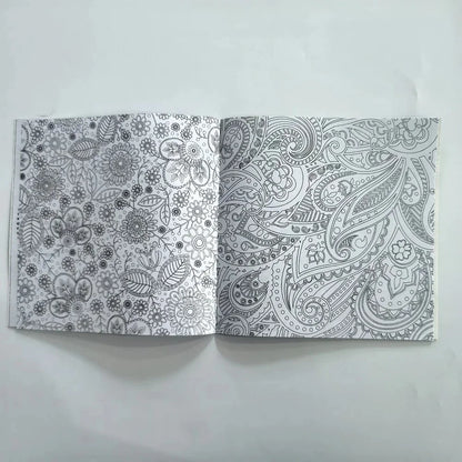 1PCS 24 Pages Mandalas Flower Coloring Book For Children Adult Graffiti Drawing Coloring Book Set Art School Supplies