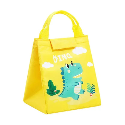 Kids Lunch Bag for School Portable Thermal Bag Children Cartoon Insulated Lunch Bag Cooler Pouch Dinner Container Handbags