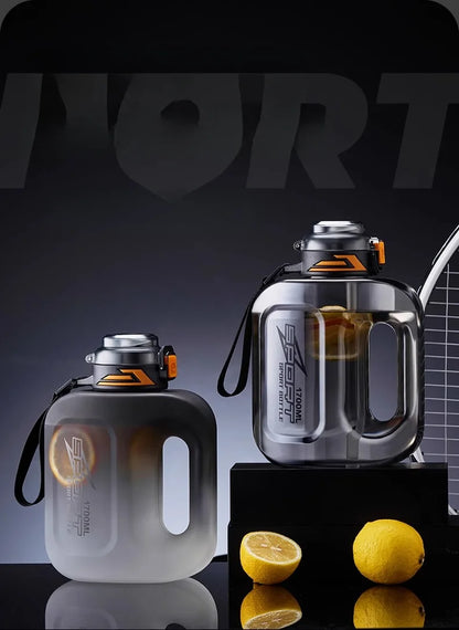 GIANXI Kettle 1.7L Large Capacity Portable Sports Kettles Outdoor Sealed Leak Proof Double Drink Sports Water Cup