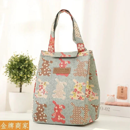 Kids Lunch Bag for School Portable Thermal Bag Children Cartoon Insulated Lunch Bag Cooler Pouch Dinner Container Handbags
