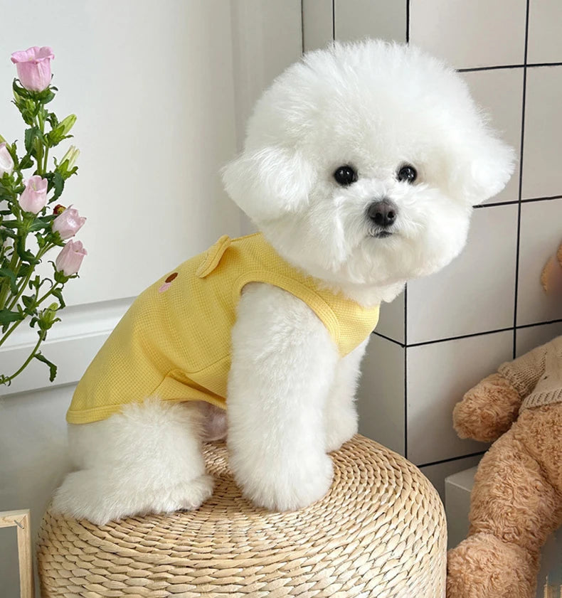 Dog Clothes for Small Dogs Thin Cute Dog Vest Puppy Clothes Breathable Chihuahua  Clothes Cat Vest Pet Supplies