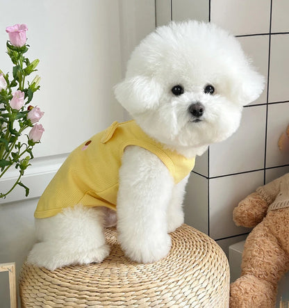 Dog Clothes for Small Dogs Thin Cute Dog Vest Puppy Clothes Breathable Chihuahua  Clothes Cat Vest Pet Supplies