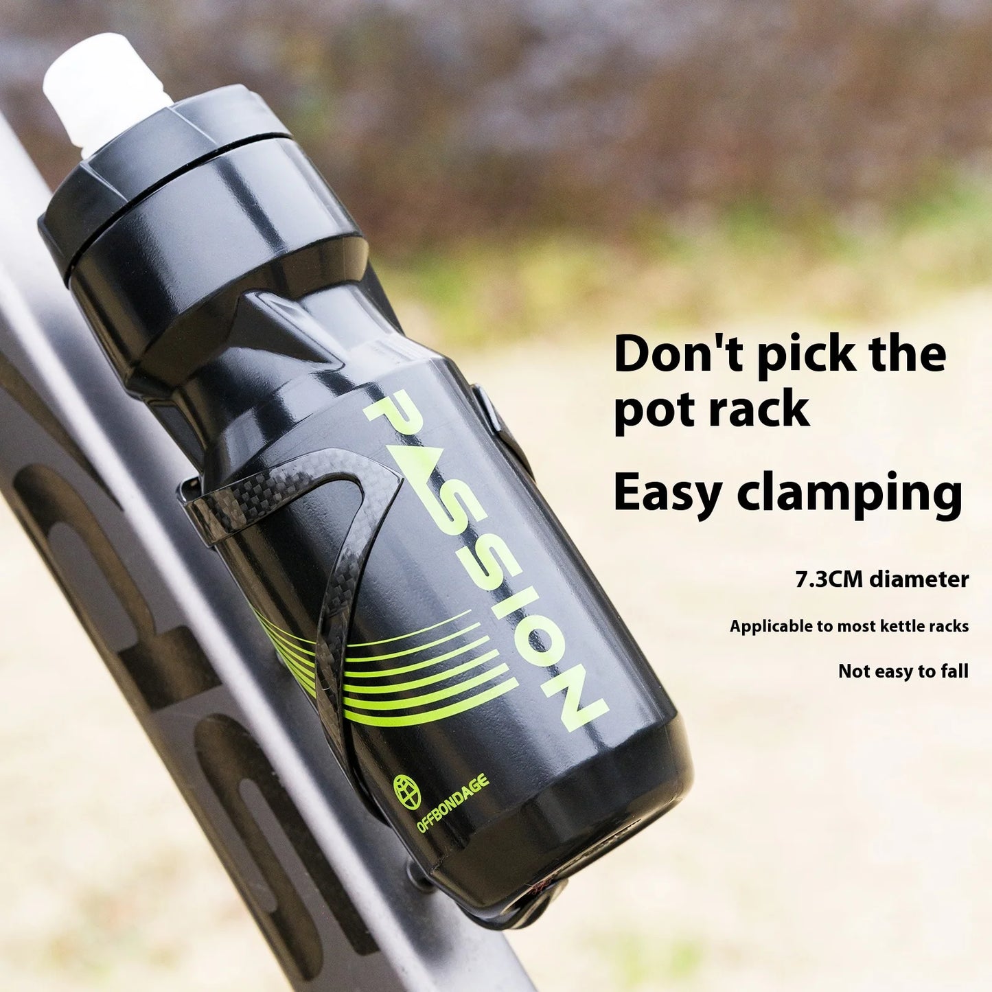 OFFBONDAGE 710ml Bicycle Bottle Mountain Road Bike Water Bottle Outdoor Sports Plastic Portable Large Capacity Drink Cycling