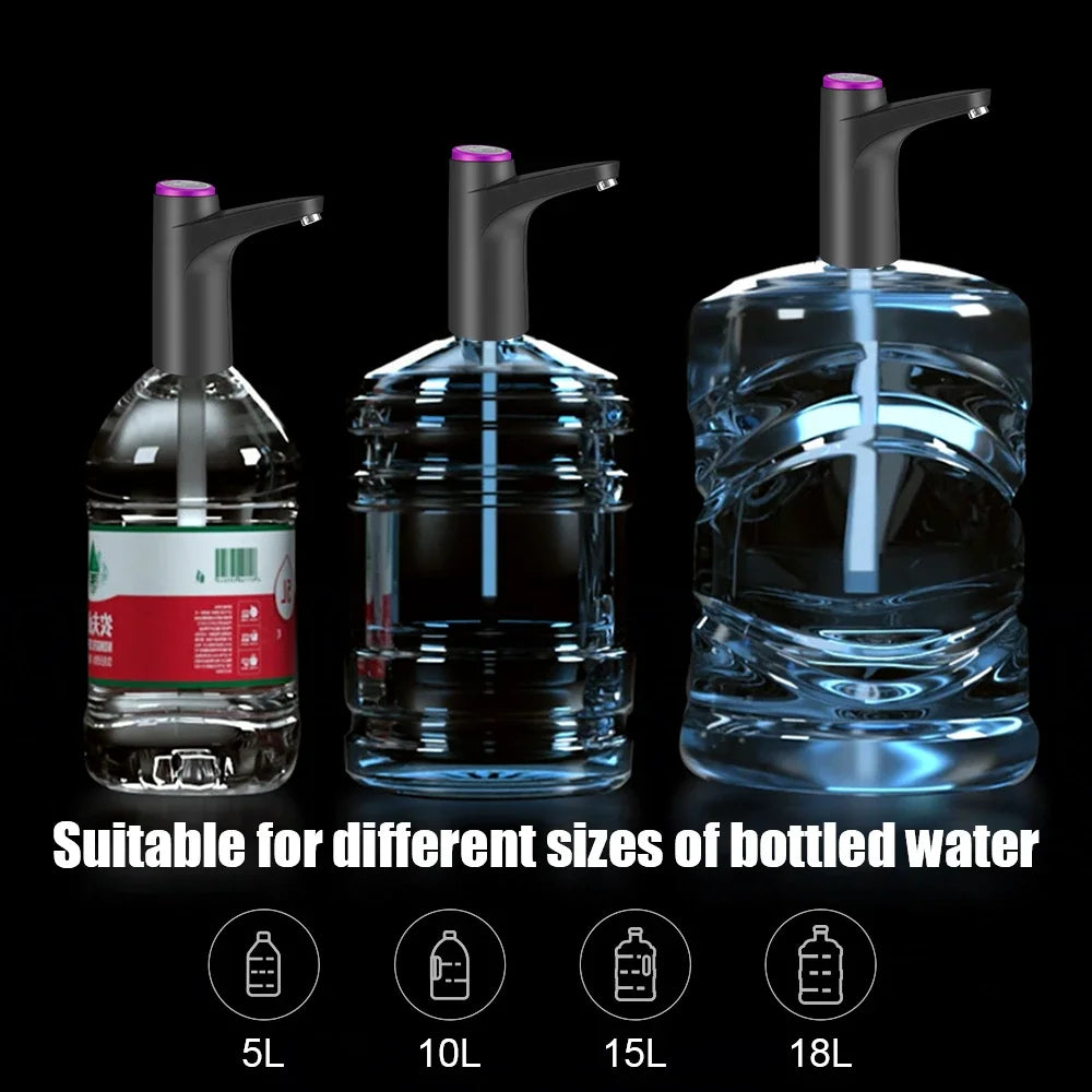 Automatic Electric Water Dispenser USB Barreled Water Pump Water bottle Gallon Drinking Bottle Switch Water Treatment Appliances