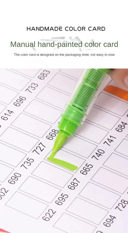 12-120 Colors Acrylic Paint Pens Markers Brush Tip Paint Markers for Rock Painting Wood Canvas Stone Christmas Gift DIY Crafts
