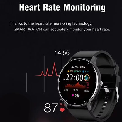 LIGE New Smart Watch Men Riding Sports Fitness Health Monitor Watch  IP67 Waterproof Bluetooth Call For Android ios Smartwatch