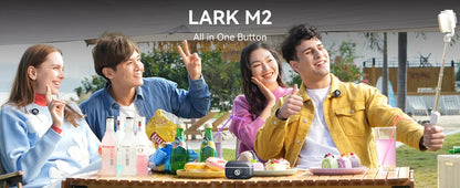 Hhollyland Lark M2 M2S Wireless Lavalier Microphone Noise Reduction for Photography Vlog RX TX for iPhone Android Camera