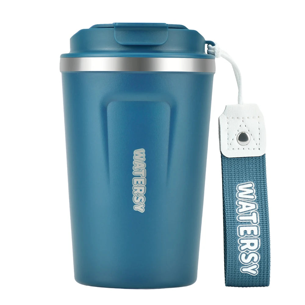 380ML Coffee Cup Stainless Steel Thermal Mug Double Wall Vacuum Insulated Water Bottle Office Home Portable Travel Car Mug