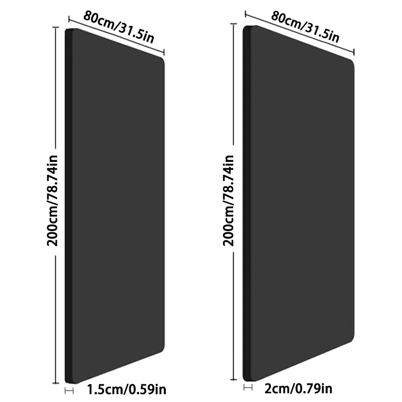 15/20mm Thick NBR Yoga Mat Moisture-proof Outdoor Non-Slip Durable Camping Picnic Mat 200x80cm Exercise Gym Fitness Workout