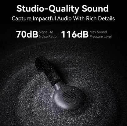 Hollyland Lark M2S Wireless Microphone for Interview Live Streaming Vlog Receiver Transmitter for iPhone Camera Android Phone