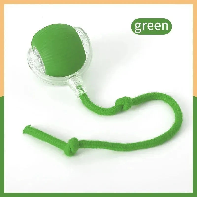 Smart Interactive Cat Toys Ball Auto Electric Rolling Ball Toys for Cat Kitty Pet Automatic Training USB Rechargeable Cat Toy
