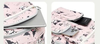 Kawaii Kuromi Backpack Junior High School Bag Student Schoolbag Anime Cartoon Shoulder Bag Girls Gift