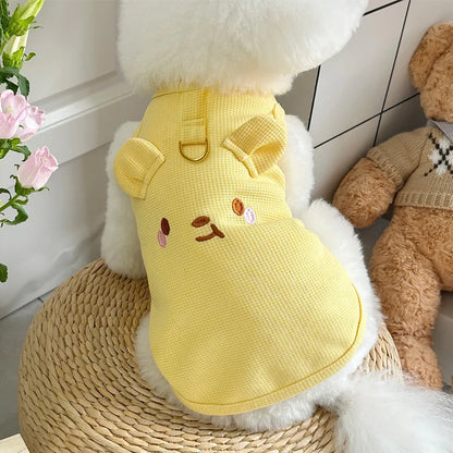 Dog Clothes for Small Dogs Thin Cute Dog Vest Puppy Clothes Breathable Chihuahua  Clothes Cat Vest Pet Supplies