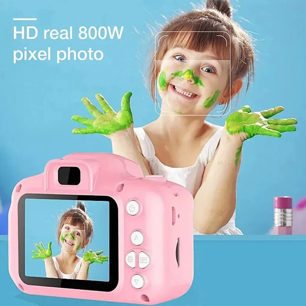 X2 Children Mini Digital Camera Can Take Pictures Video Lovely Small Camera Photography Children Birthday Gift Kids Toys for Kid