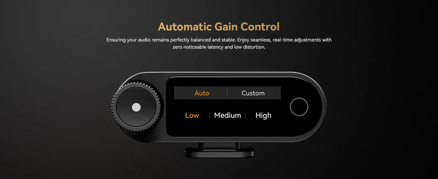 Hollyland LARK MAX 2 Professional Wireless Lavalier Mini Microphone for iPhone iPad Android Live Broadcast Gaming Recording Vlog