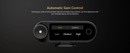 Hollyland LARK MAX 2 Professional Wireless Lavalier Mini Microphone for iPhone iPad Android Live Broadcast Gaming Recording Vlog