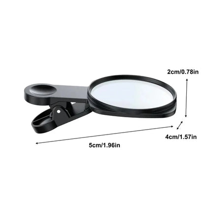 Smartphone Camera Mirror Reflection Clip Kit Portable Mobile Phone Camera Mirror Clip With Storage Bag Phone Rear Selfie Mirror