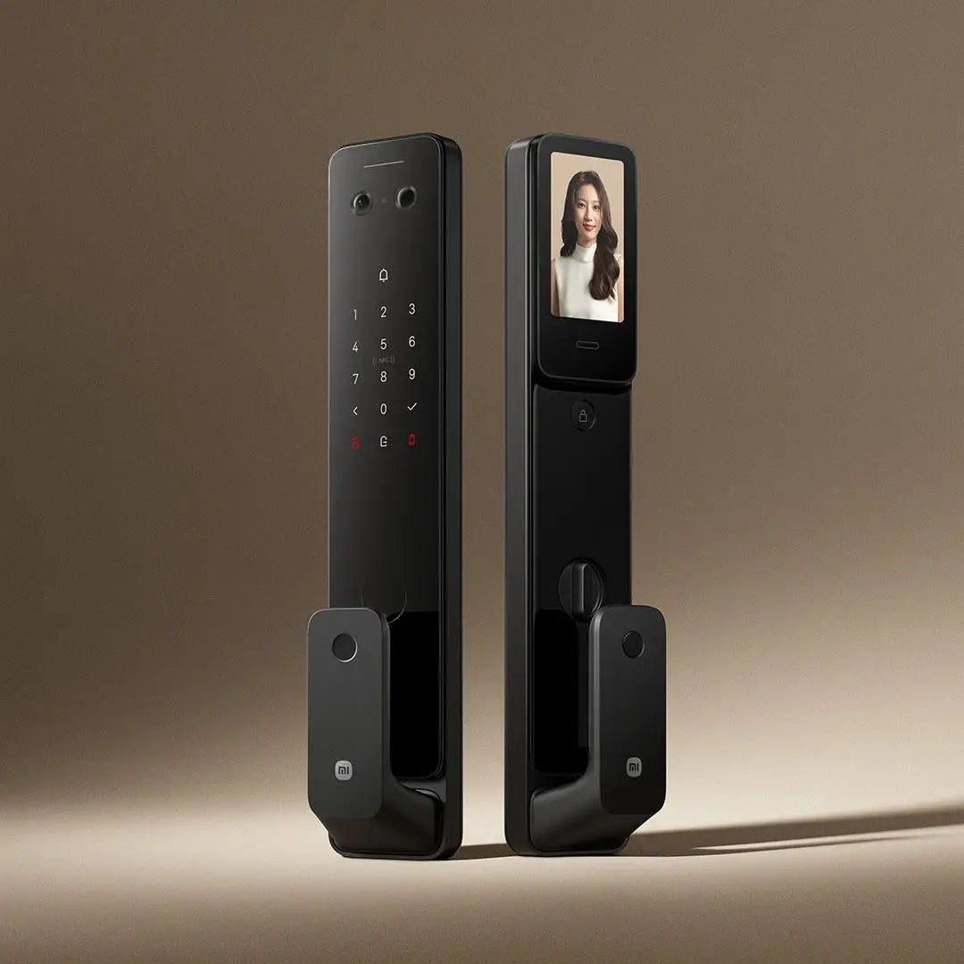 2025 Xiaomi Smart Door Lock 2 Cat Eye Visual Screen Fingerprint Bluetooth NFC Unlock For MiHome Push-pull Lock With Camera