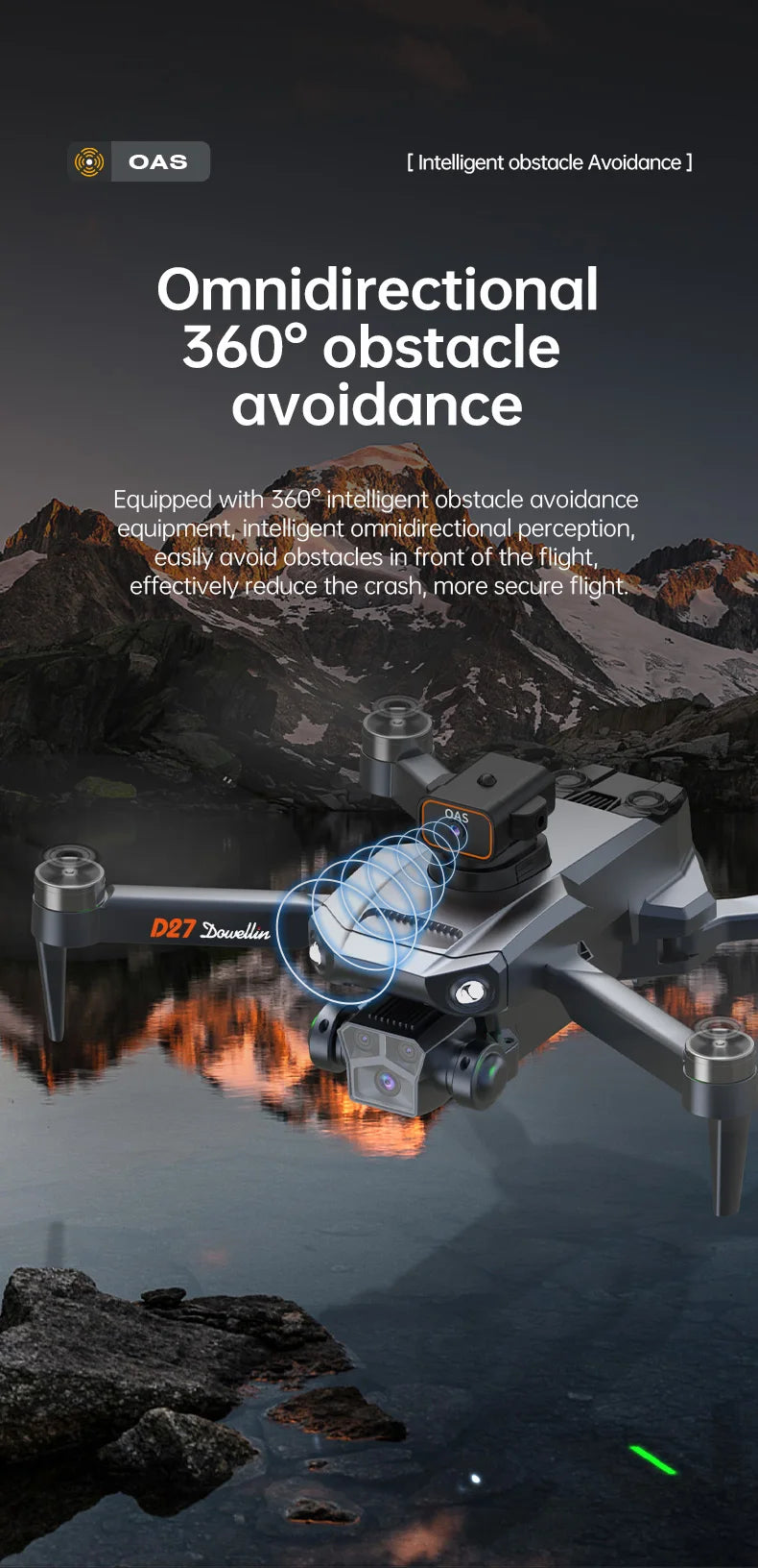 2025 New D27 Drone with Screen Remote Control Professional 8k Camera Four-Axis Aerial Photography 5G WIFI GPS FPV Dron RC 5000M