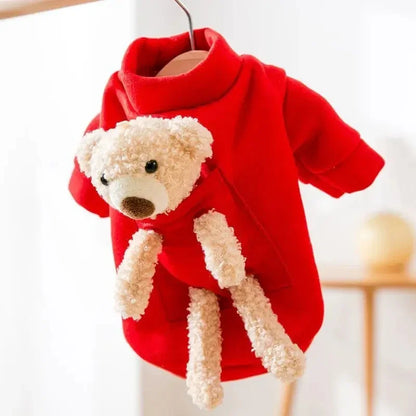 New Autumn and Winter Dog Jersey Sweater Spring Cat Cute Bear Pet Dog Clothes for Small Dogs Chihuahua Teddy Yorkies