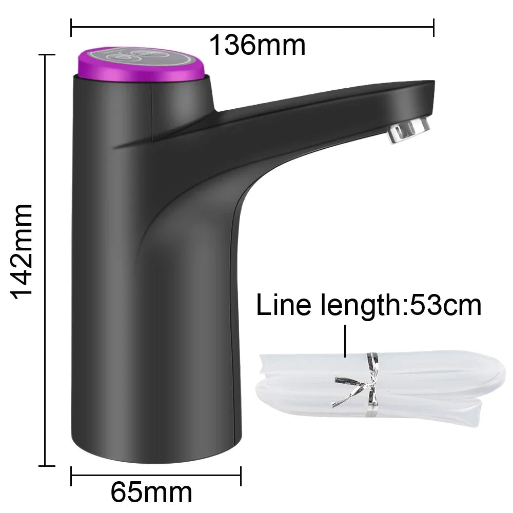Automatic Electric Water Dispenser USB Barreled Water Pump Water bottle Gallon Drinking Bottle Switch Water Treatment Appliances