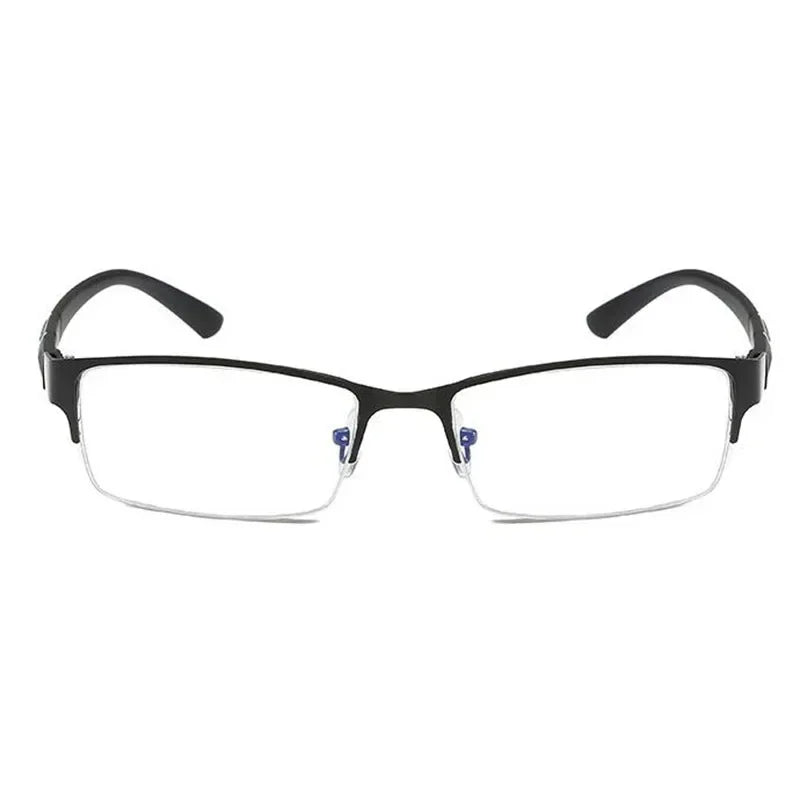 0 -0.5 -1 -1.5 -2 -2.5 -3 -4 -5 -6 Half Metal Frame Nearsighted Glasses Unisex Prescription Myopia