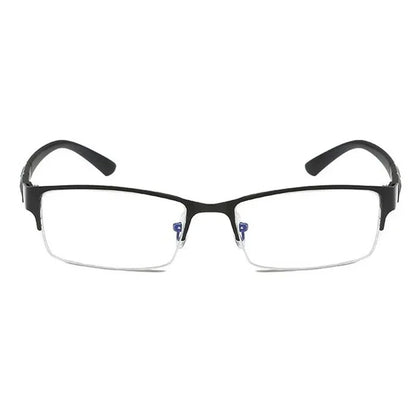 0 -0.5 -1 -1.5 -2 -2.5 -3 -4 -5 -6 Half Metal Frame Nearsighted Glasses Unisex Prescription Myopia
