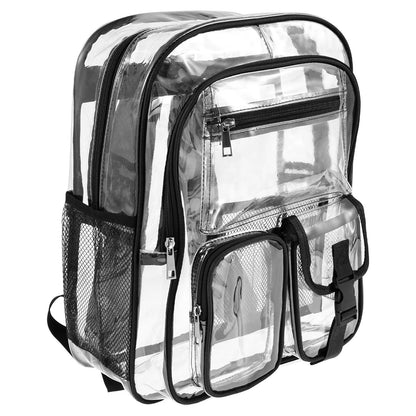 PVC Transparent Backpack Durable Clear Small Backpack Portable Lightweight Mini Cute Clear Bag for Work Outdoor Sports