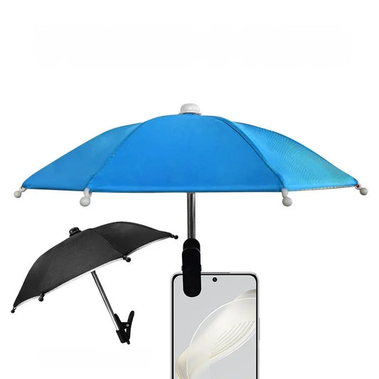 Mobile Phone Sunshade Small Umbrella Mobile Phone Holder Outdoor Portable Cover Sunshade Holder Mobile Phone Holder Accessories