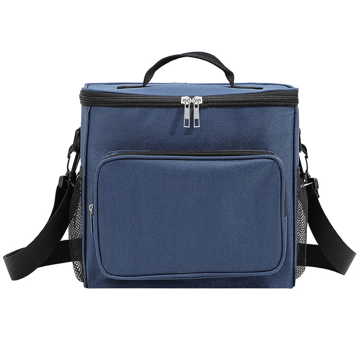 Portable lunch bag food thermal box durable waterproof office cooler lunchbox with adjustable shoulder strap insulated case. ZMT