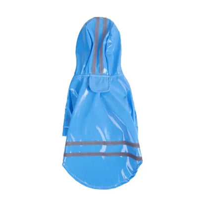 Waterproof Puppy Dog Raincoats with Hood for Small Dogs Pet Raincoat with Reflective and Leash Hole Winter Outdoor Dog Outfits