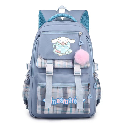 Cute Cinnamoroll Print School Backpack Women Girls Travel Backpack Children Teeneger Students Schoolbags Cinnamoroll Bags Gift