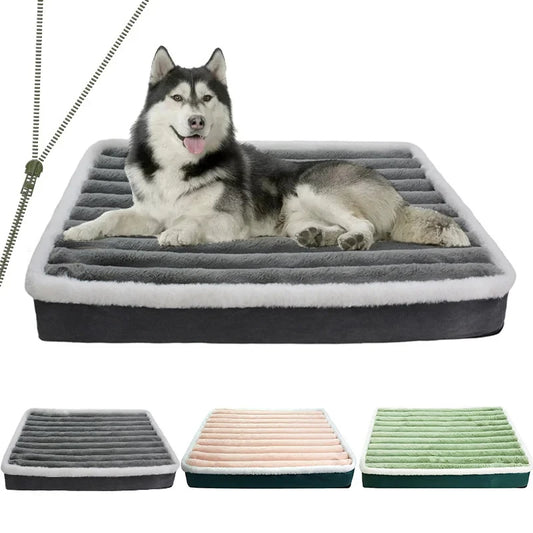 Elastic Cat Bed for a Small Dog Sleeping Mat Remolvable Large Dog Bed with Zipper Washable Cat Kennel for Medium Dog Accessories