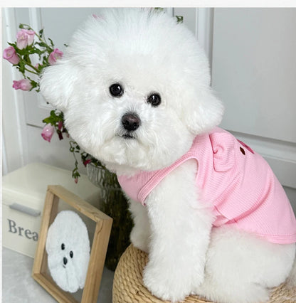 Dog Clothes for Small Dogs Thin Cute Dog Vest Puppy Clothes Breathable Chihuahua  Clothes Cat Vest Pet Supplies