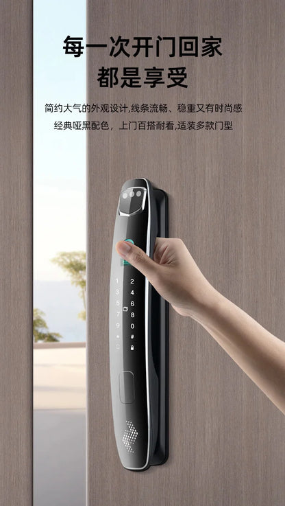 3D Facial Recognition Intelligent Door Lock Fully Automatic Lock Password Lock Fingerprint Lock Home Intercom Graffiti Palm Vein