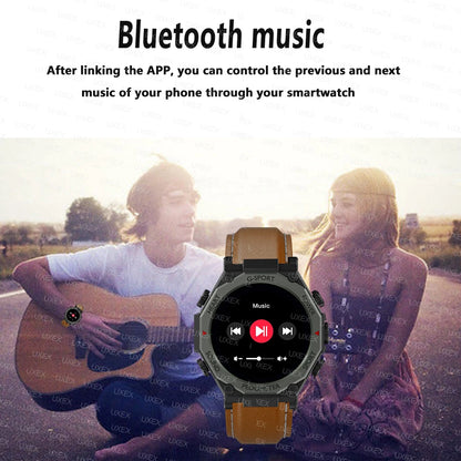 Outdoors Watches Men And Women 1.52”HD Bluetooth Call Health Tracking Alarm Clock Flashlight Sports Multifunction SmartWatches