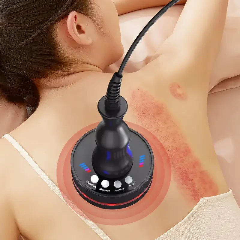 Home electric meridian brushing and scraping instrument, muscle and five element unblocking device, massage