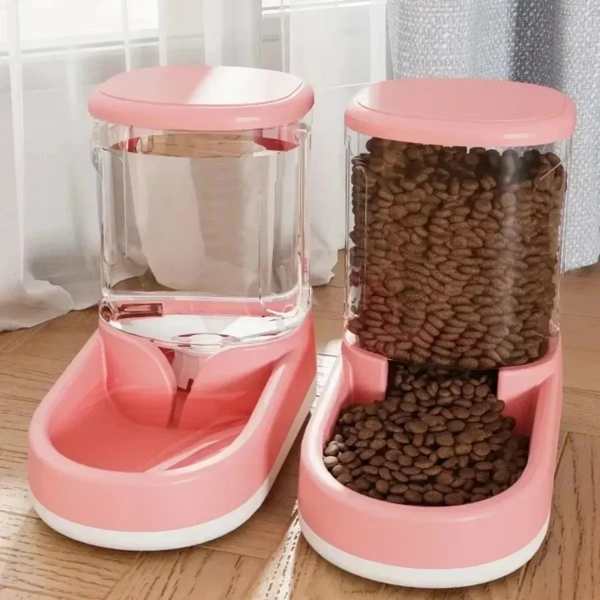 & Dog Cat Automatic Gravity Pet Feeder Large capacity Drinking Water Device Dog Cat Food Save effort Pet Drinking Accessory