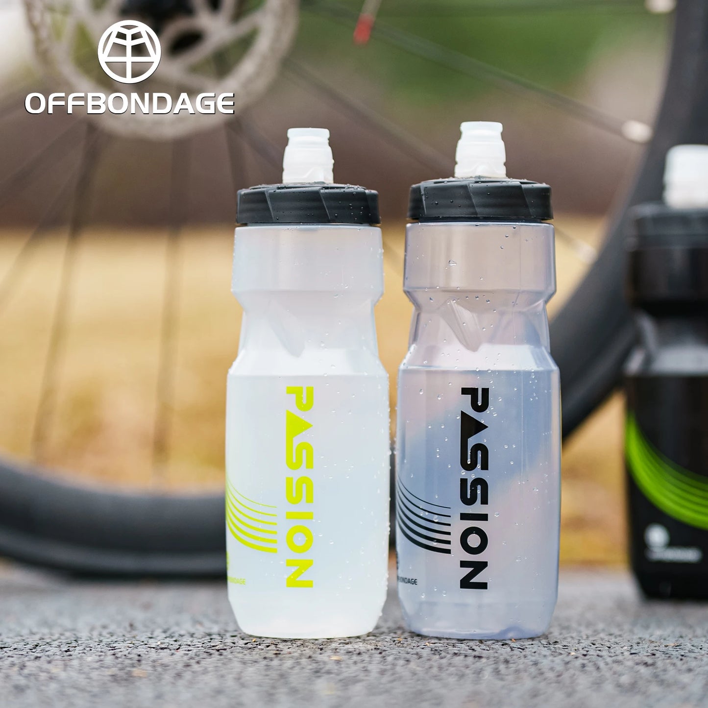 OFFBONDAGE 710ml Bicycle Bottle Mountain Road Bike Water Bottle Outdoor Sports Plastic Portable Large Capacity Drink Cycling