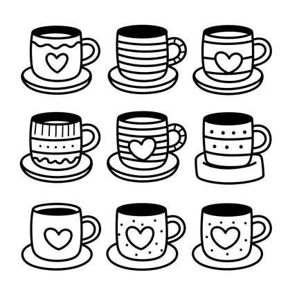 CUTE & GROOVY Bold-easy Patterns Coloring Book for Adults Cute Drawing Book Perfect Gift for Party and Birthday