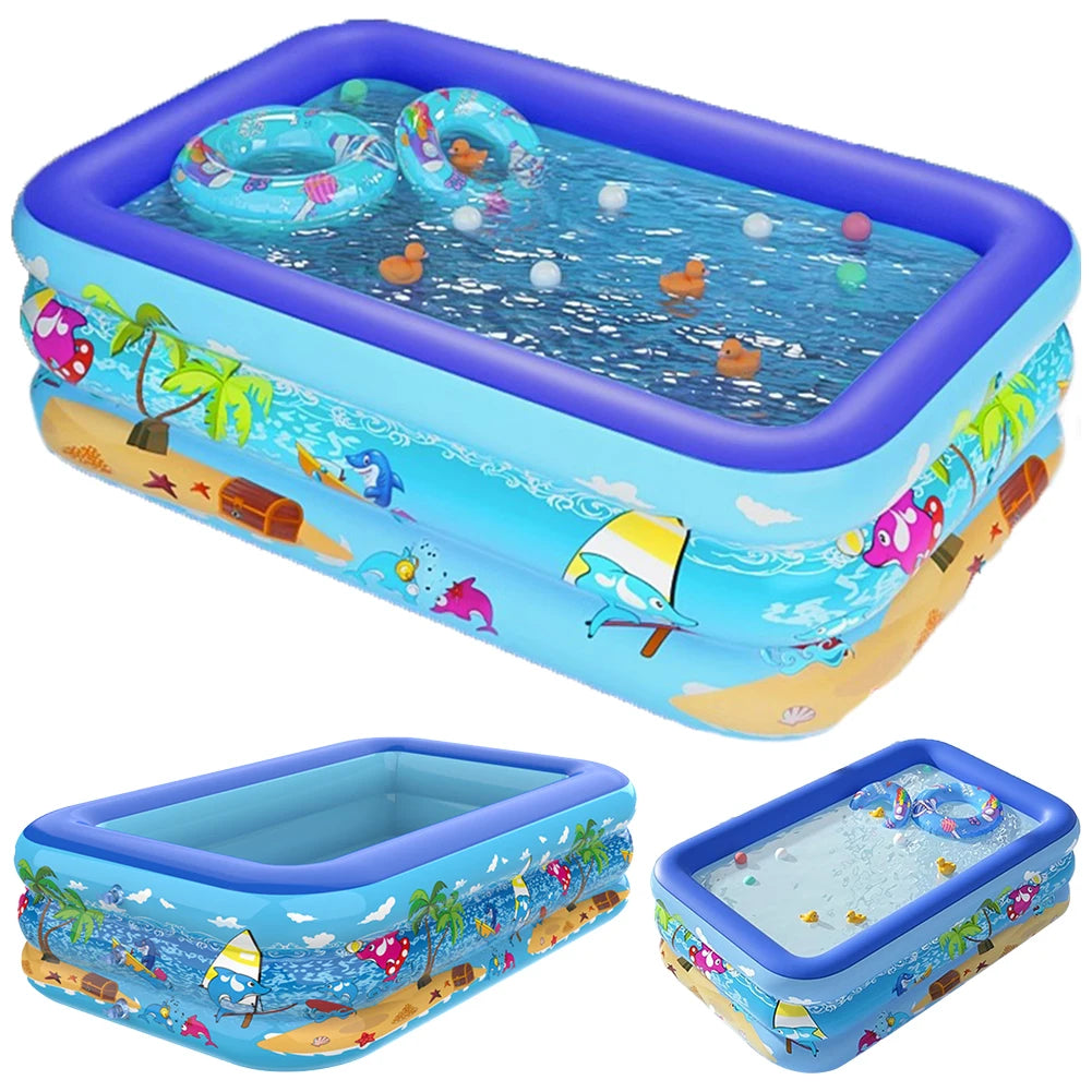 Children's Swimming Pool Inflatable Toys Family Adult Swimming Pools Summer Indoor Outdoor Party Toys Garden Baby Bath Bathtub