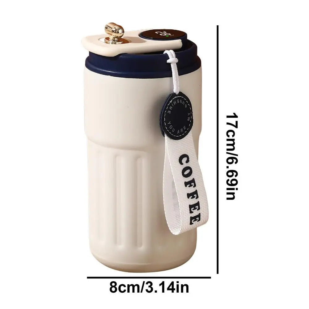 Smart Temperature Display Coffee Mug Leak-Proof Vacuum Cup Water Glasses Water Bottles Portable Thermo Mug for Traveling Outings