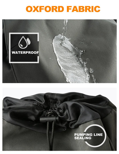 Fashion Waterproof Large Capacity Drawstring Backpack for Men Oxford Durable Travel College Student Laptop School Bag Bookbag
