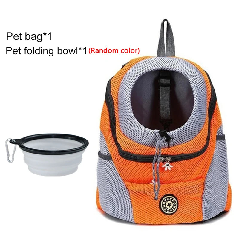 Pet Dog Carrier  Bag Backpack Outdoor Portable Dog Carrier  Bag Backpack Out Double Shoulder Travel Carrier For Dogs Travel Set